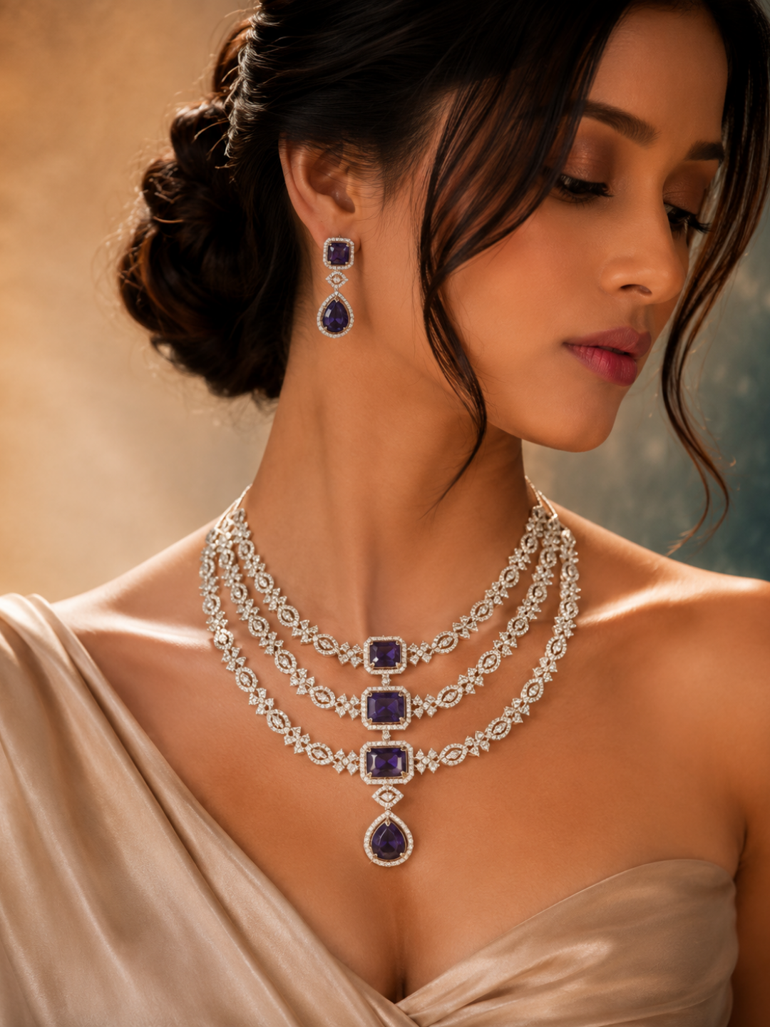 CZ Necklace JJ0801-52