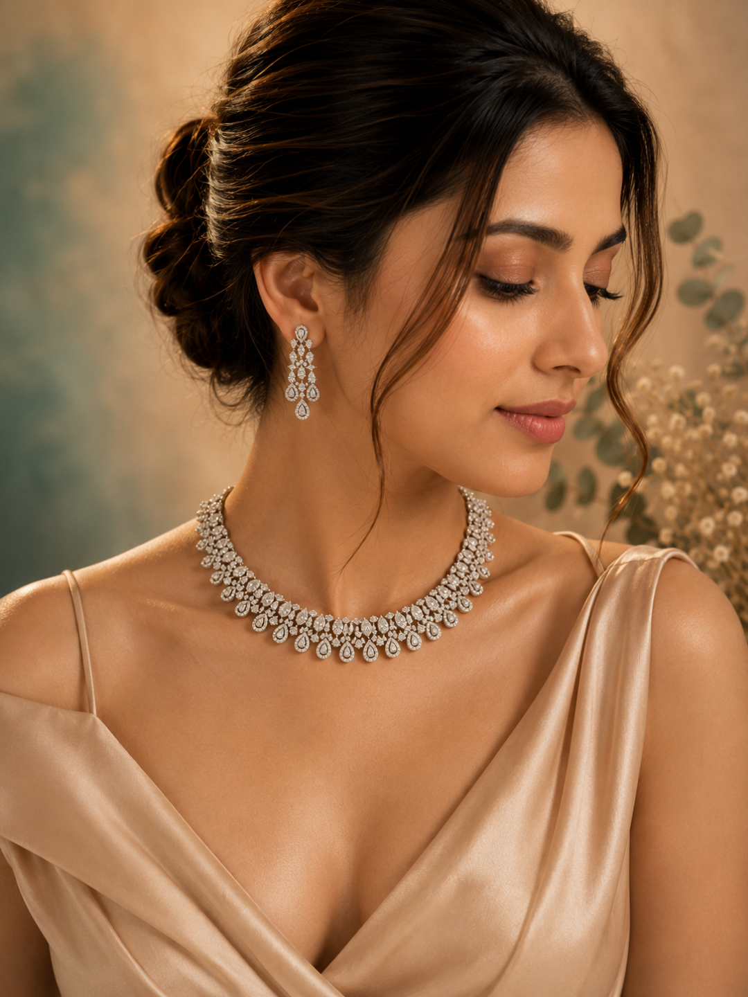 CZ Necklace JJ0801-80