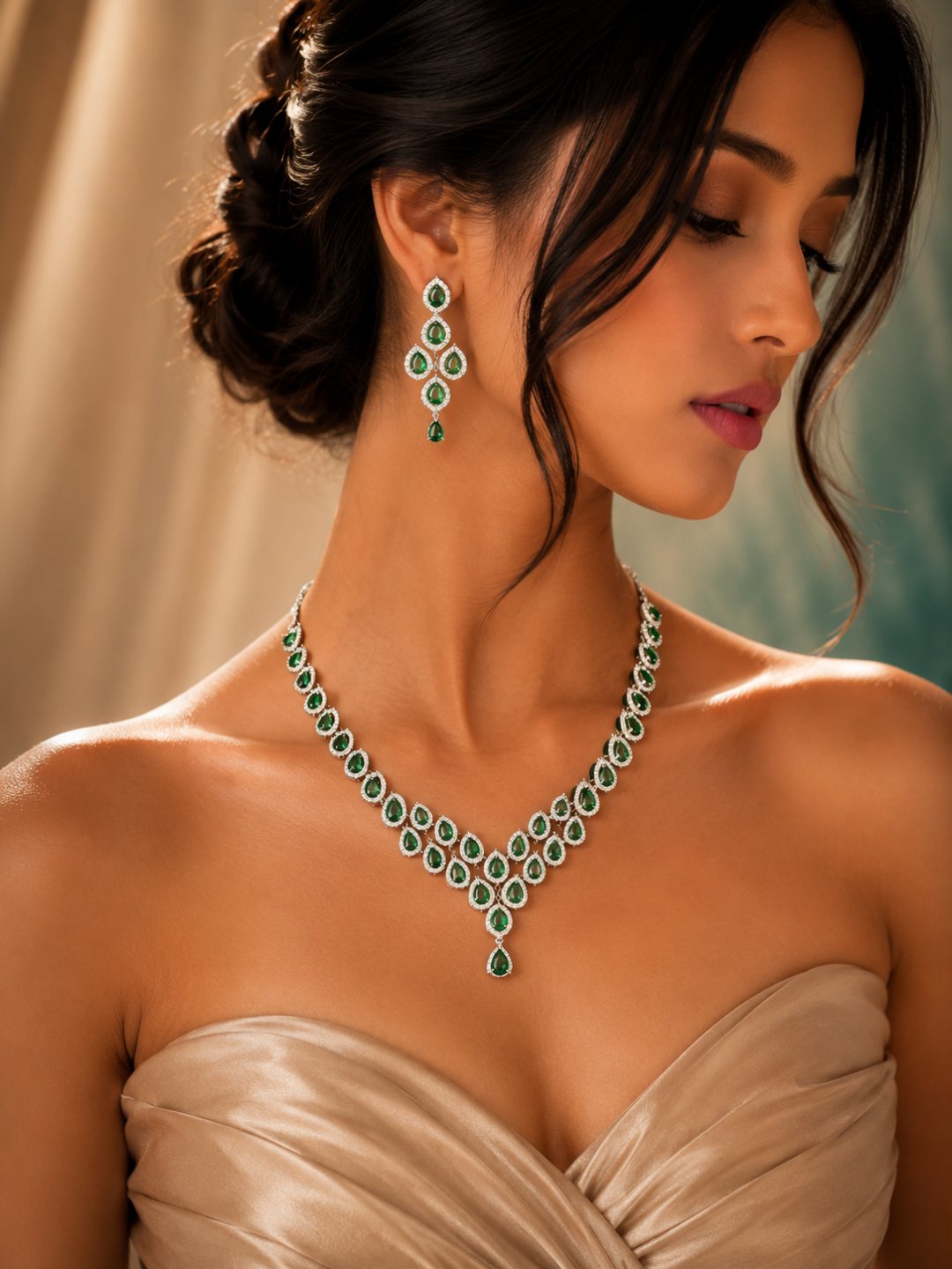 CZ Necklace JJ0801-49