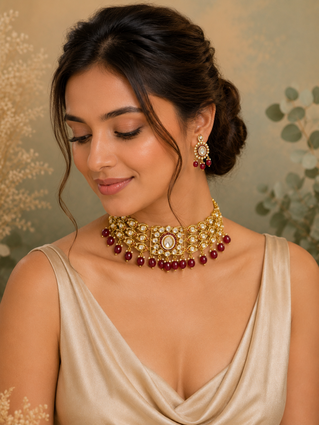 Kundan Necklace JJ0803-3