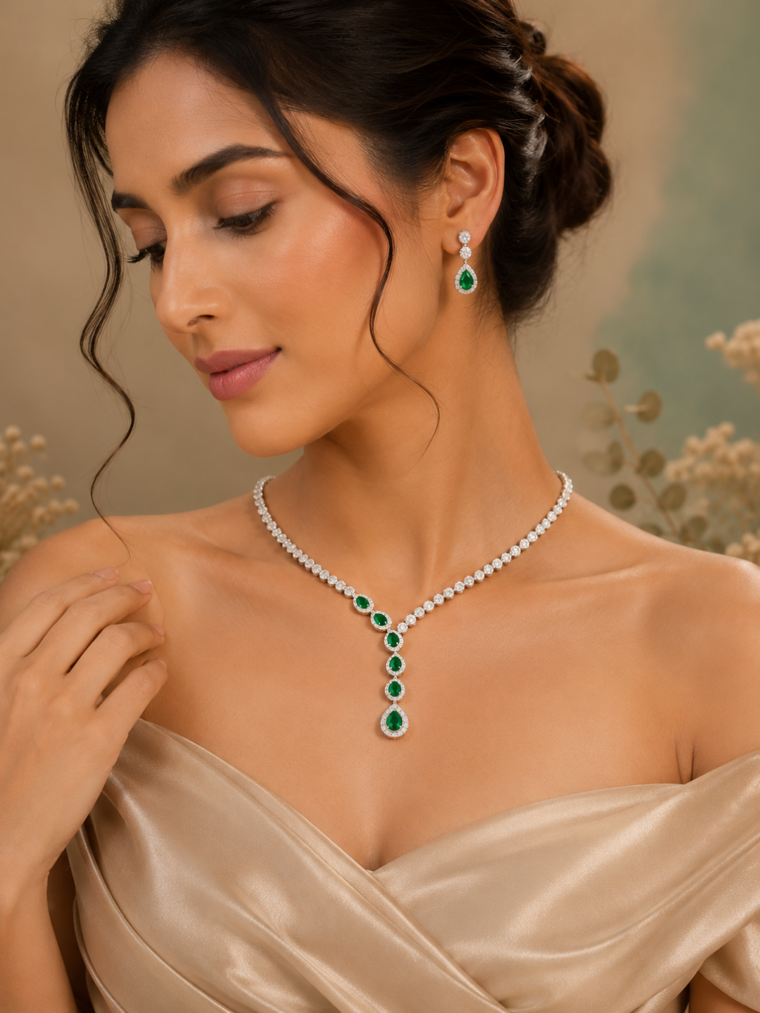 CZ Necklace JJ0801-63