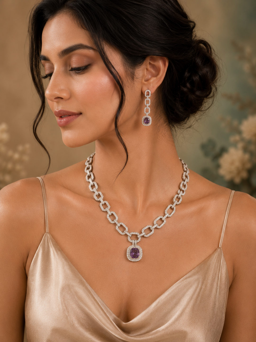CZ Necklace JJ0801-16