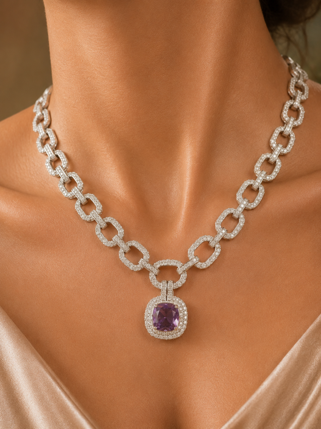 CZ Necklace JJ0801-16