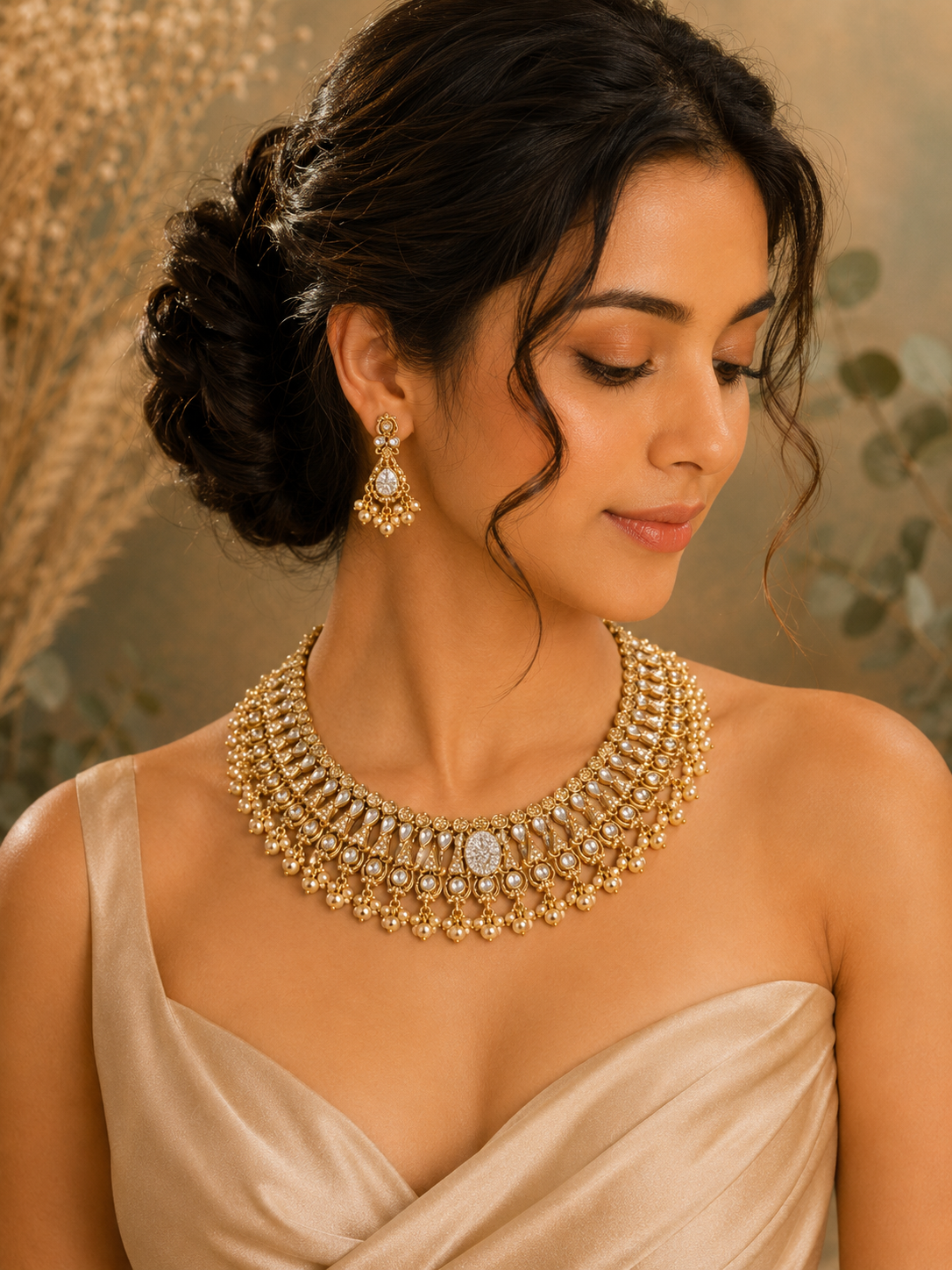 Gold Necklace JJ0806-10