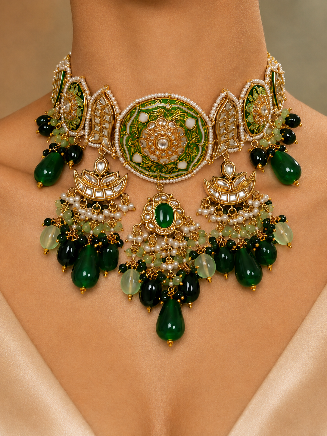 Meenakari Necklace JJ0808-15