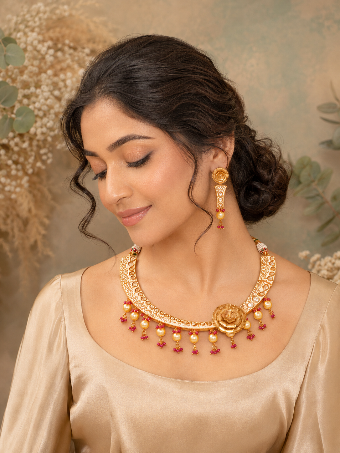 Meenakari Necklace JJ0808-13