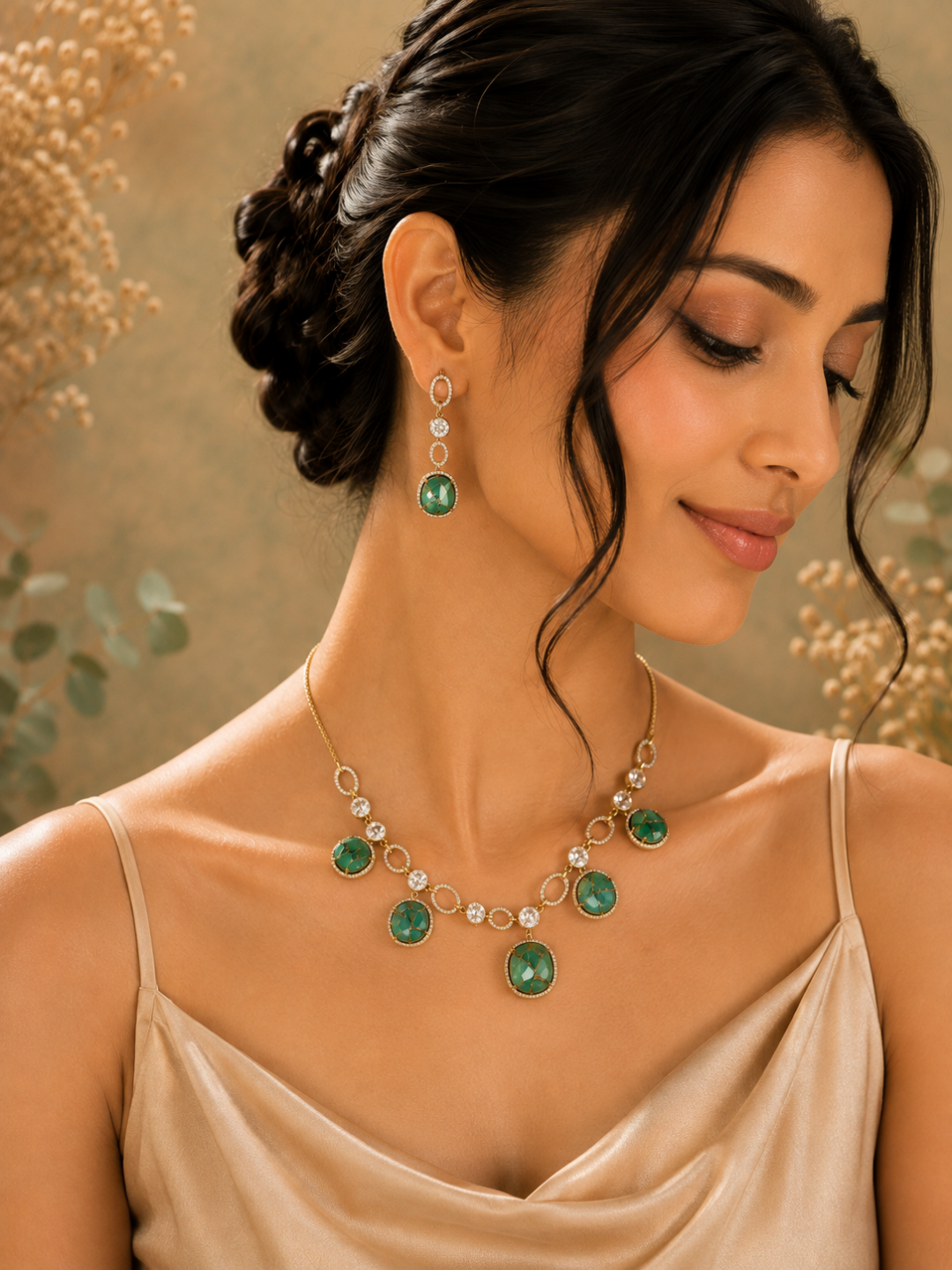 Moissanite Necklace JJ0802-34