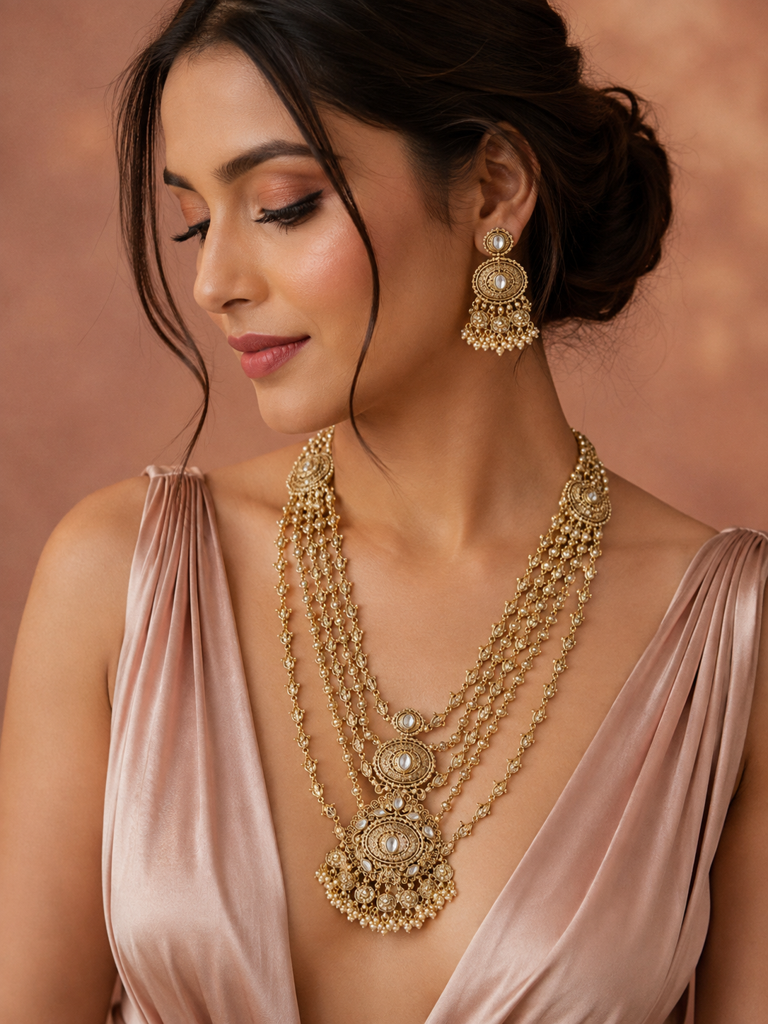 Gold Necklace JJ0806-22