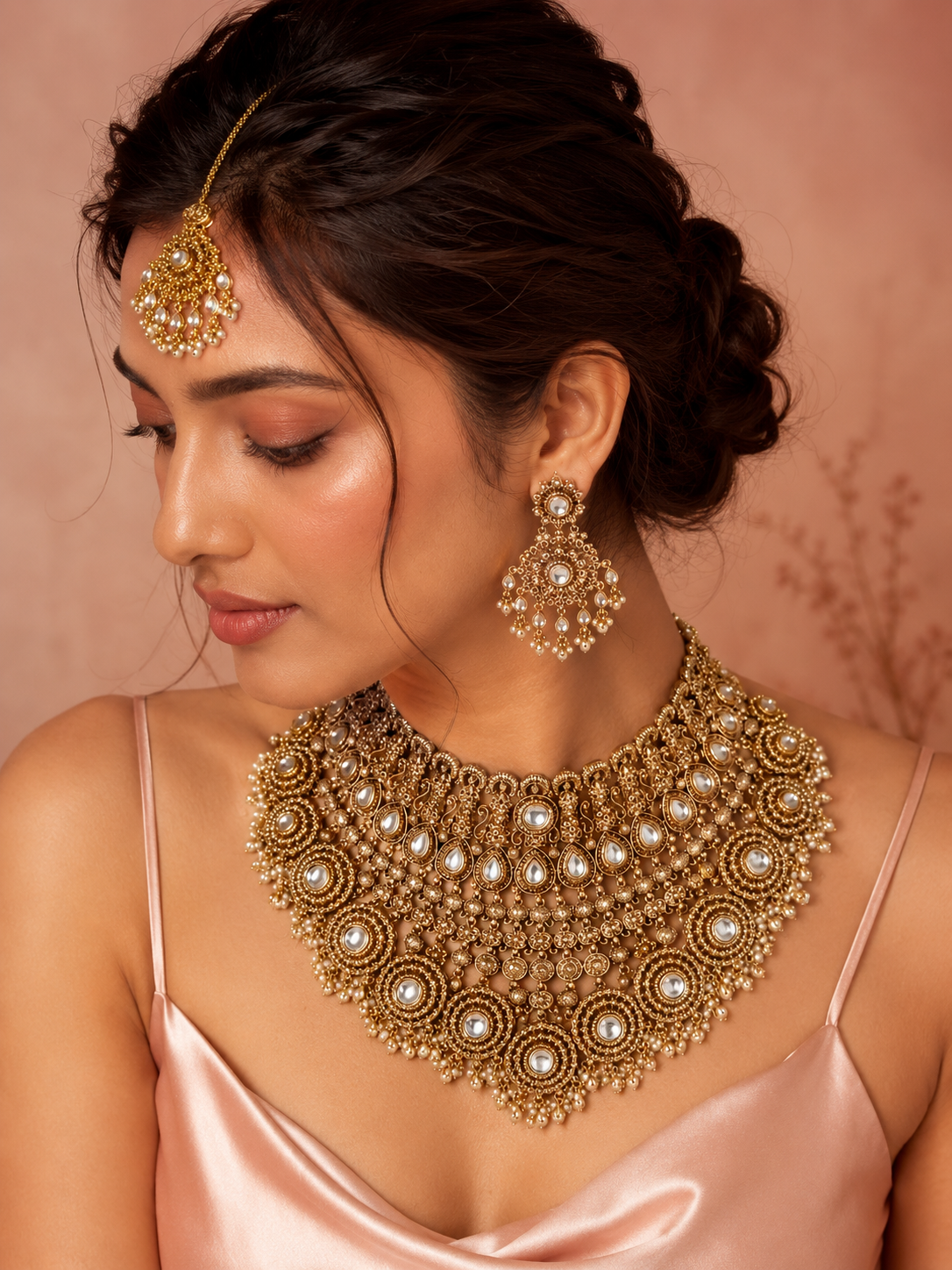 Gold Necklace JJ0806-24