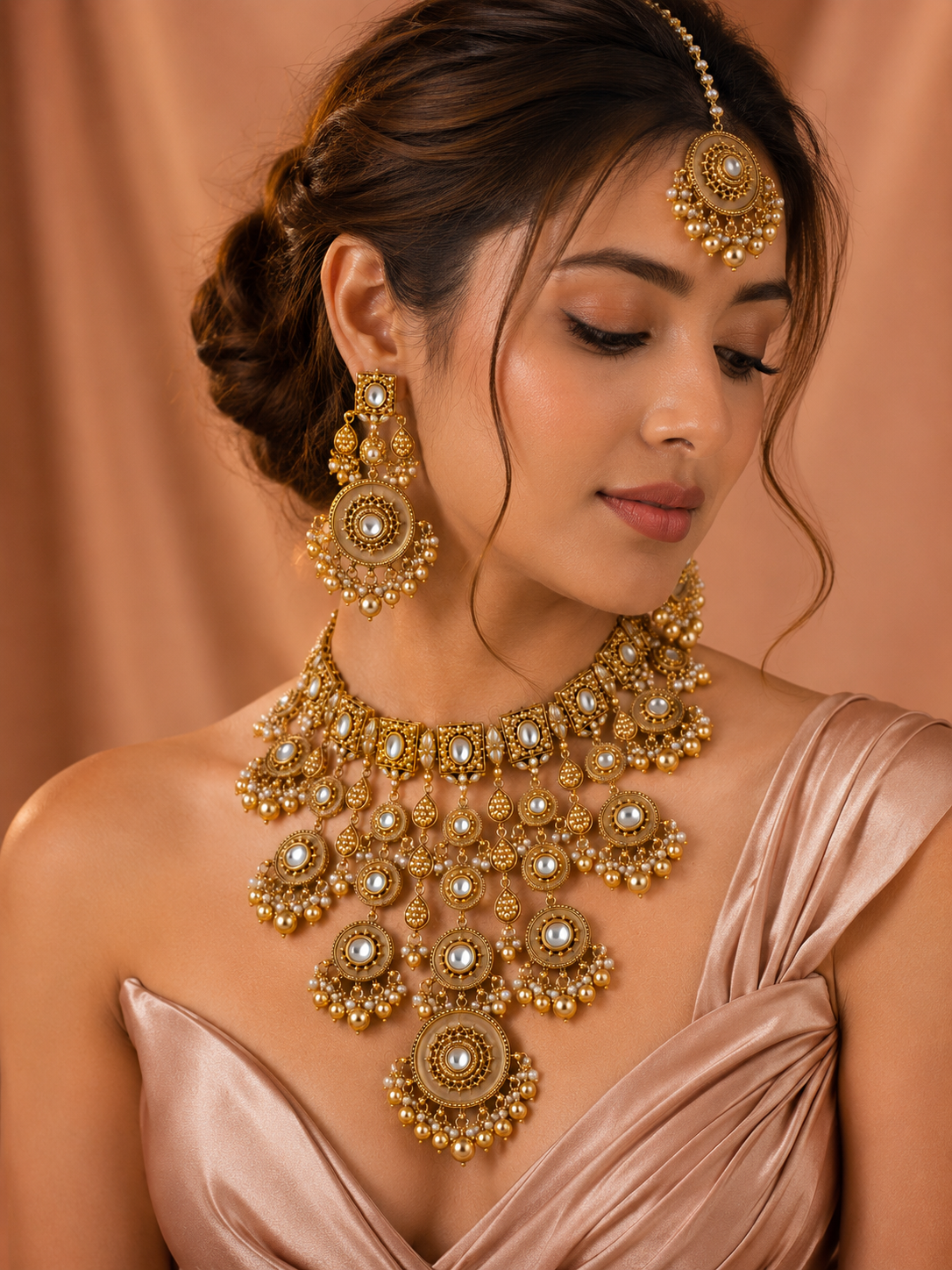 Gold Necklace JJ0806-34