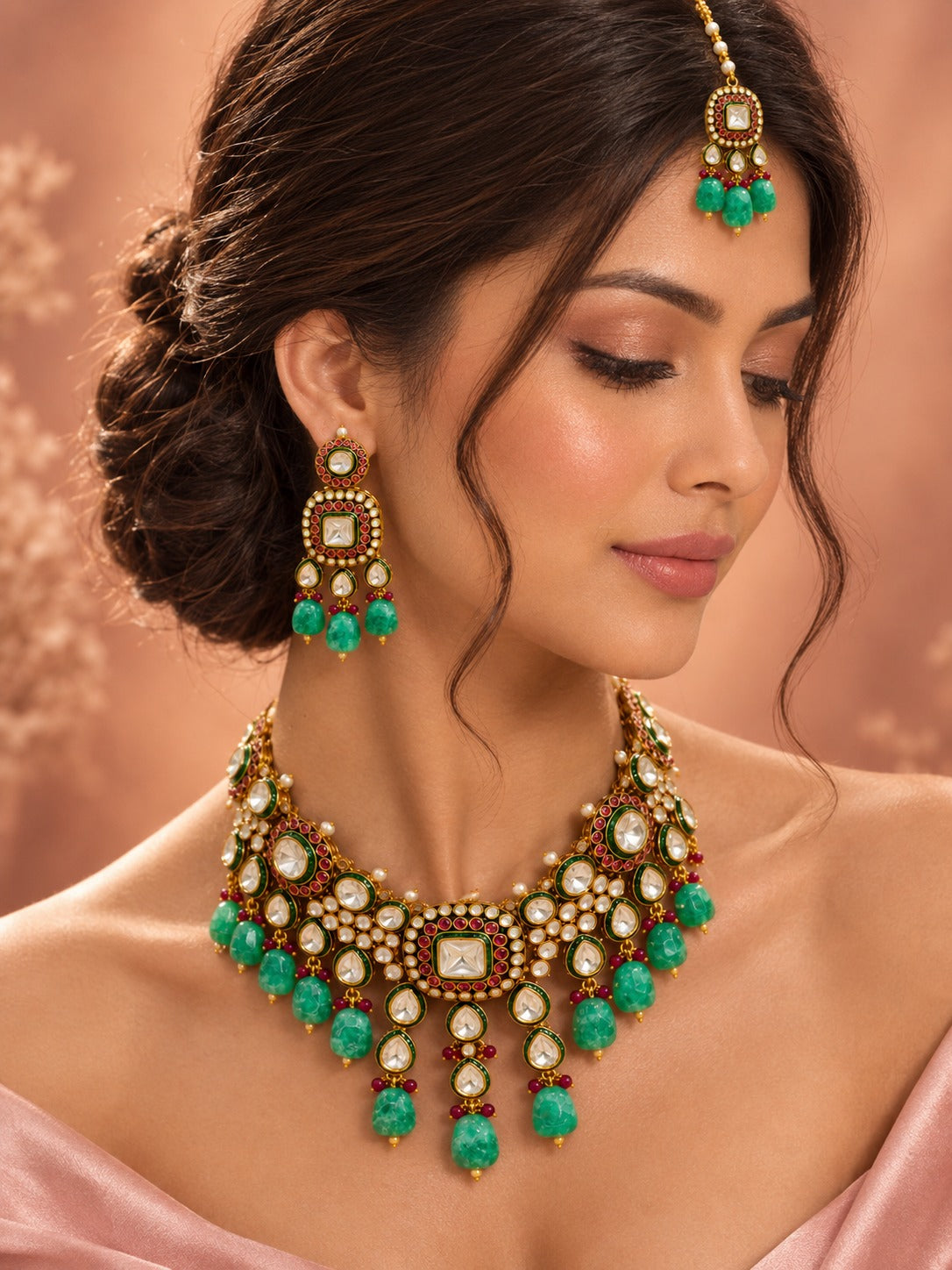 Kundan Necklace JJ0803-23