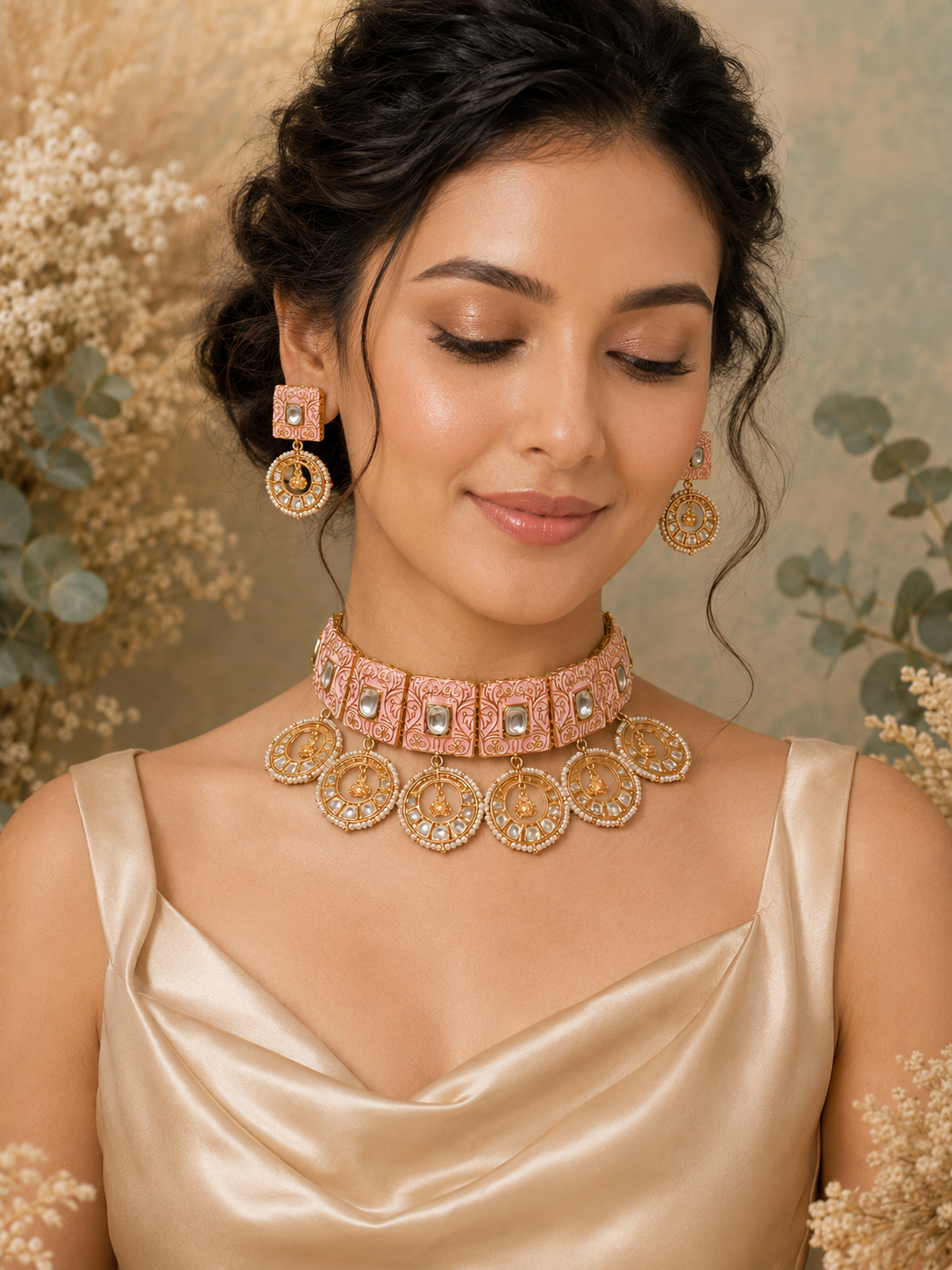 Meenakari Necklace JJ0808-09